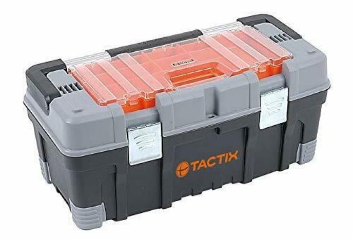 Tactix 22" Tool Box with Organizer