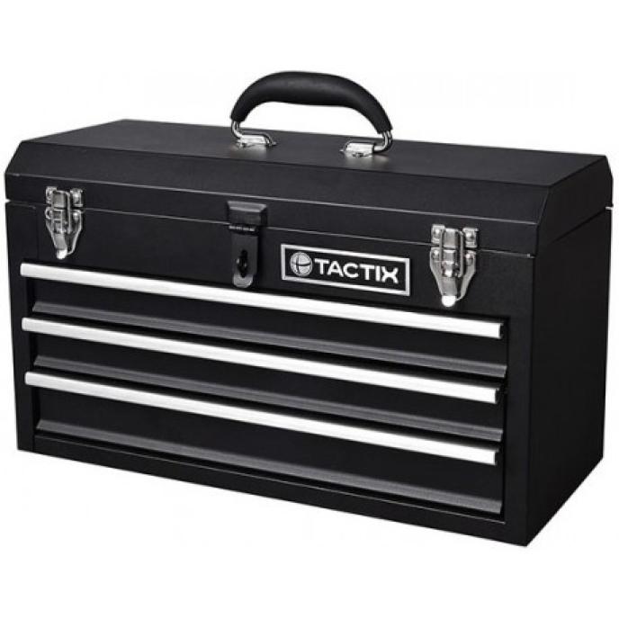 Tactix 20 1/2" 3-Drawer Steel Tool Box