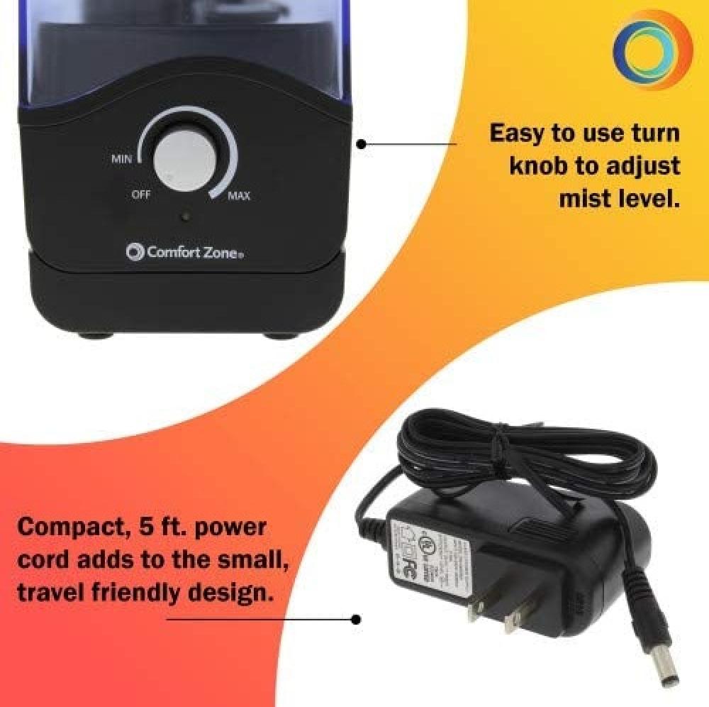 Comfort Zone Portable Ultrasonic Humidifier
