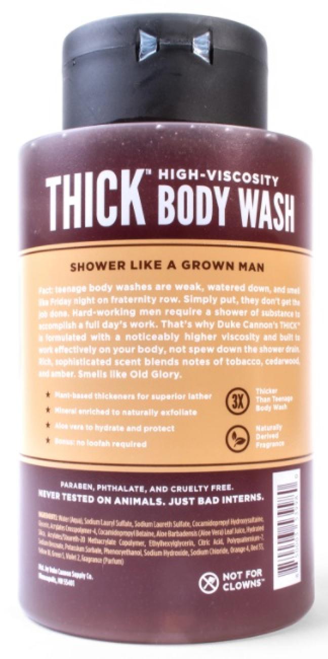 Duke Cannon Thick High-Viscosity Body Wash - Old Glory