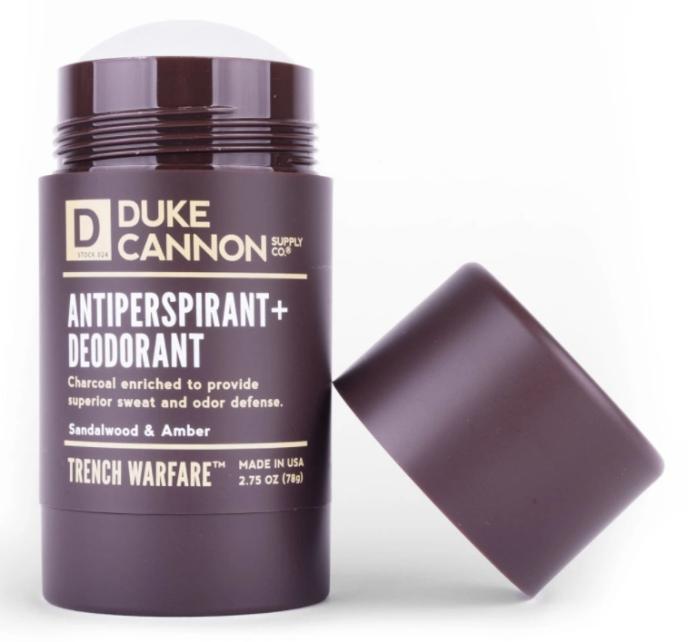 Duke Cannon Trench Warfare Antiperspirant + Deodorant (Sandalwood & Amber)