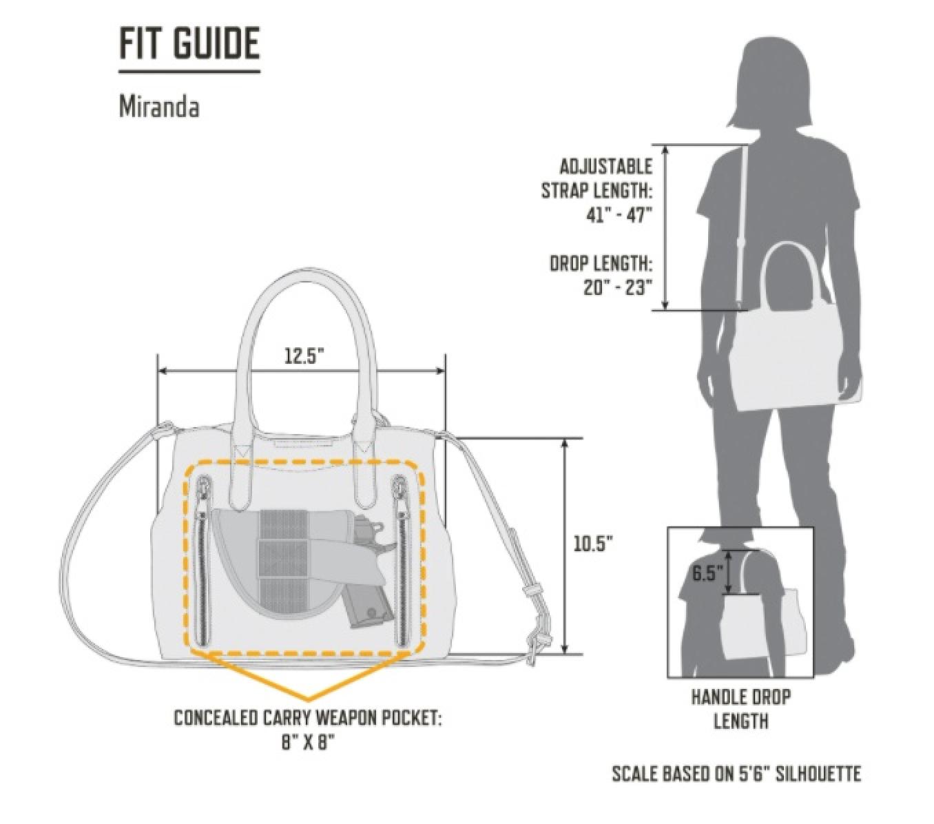 Browning Concealed Carry Miranda Handbag Fit Guide