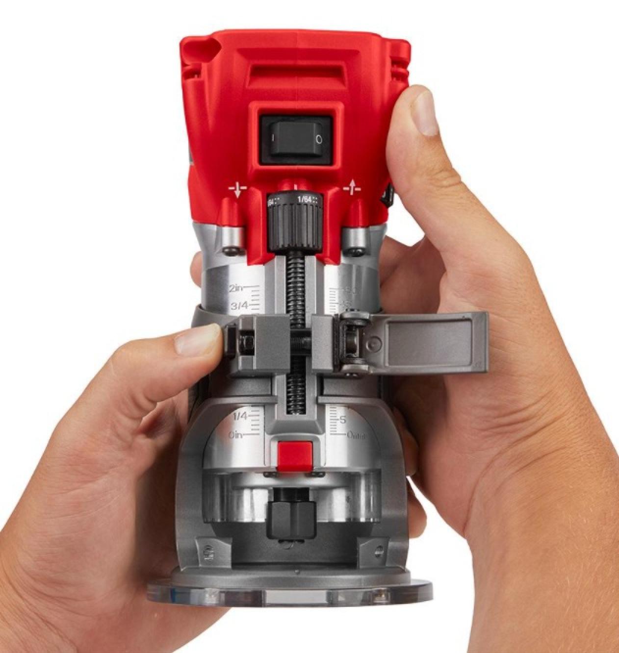 Milwaukee M18 FUEL 18-Volt Plunge Base Lithium-Ion Brushless Cordless Compact Router (Tool-Only)