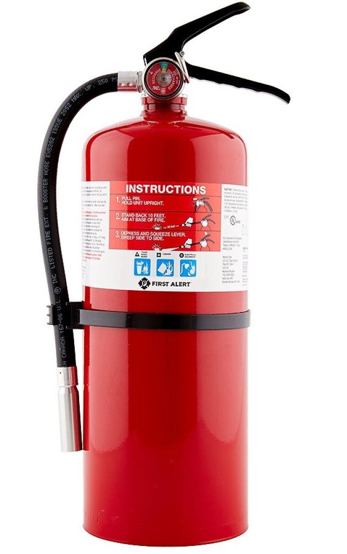 First Alert Rechargeable Commercial Fire Extinguisher