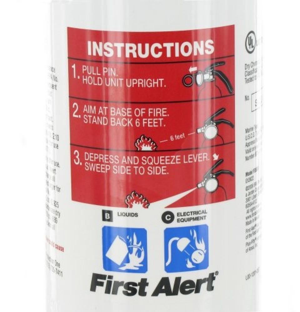 First Alert Rechargeable Recreation Fire Extinguisher