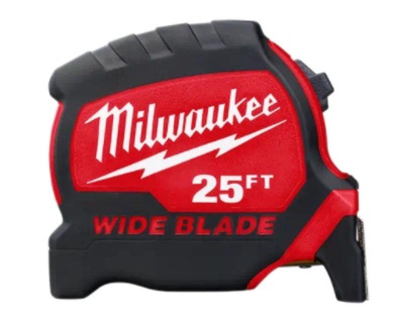 Milwaukee 25ft Wide Blade Tape Measure