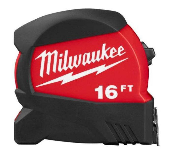 Milwaukee 16ft Compact Wide Blade Tape Measure