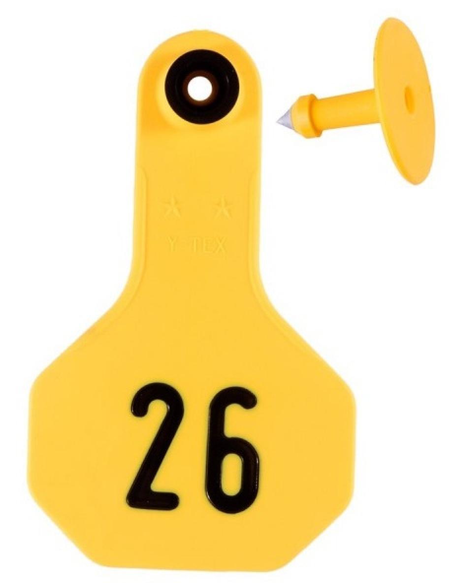 Y-Tex Numbered Ear Tags Small #26-50
