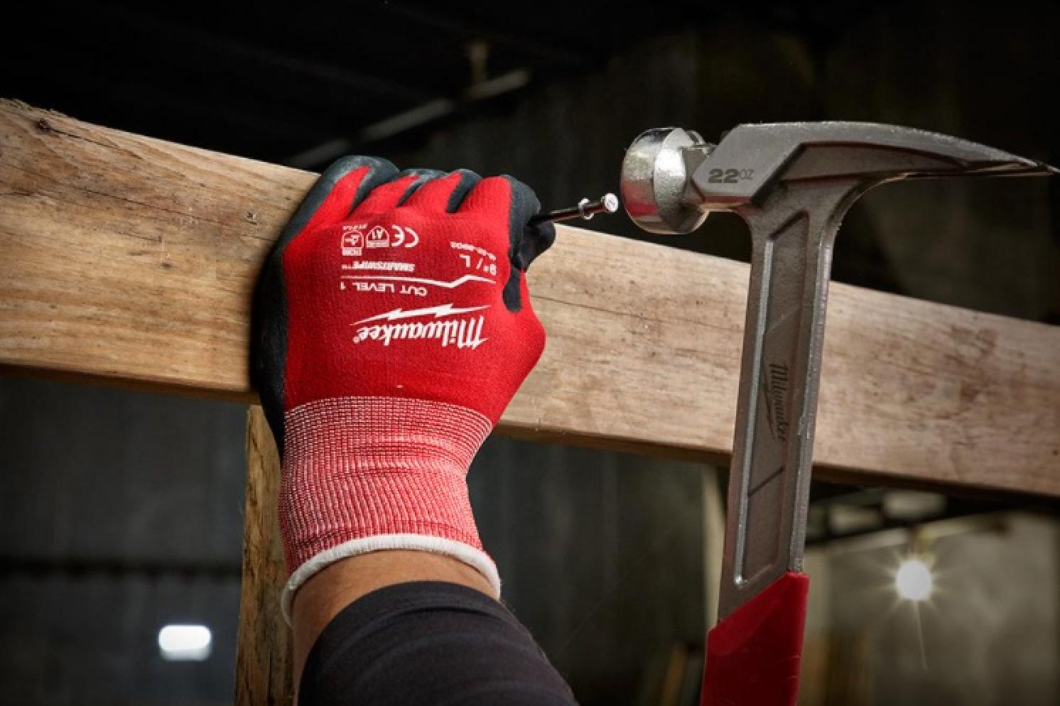 Milwaukee Level 1 Cut Resistant Dipped Work Gloves