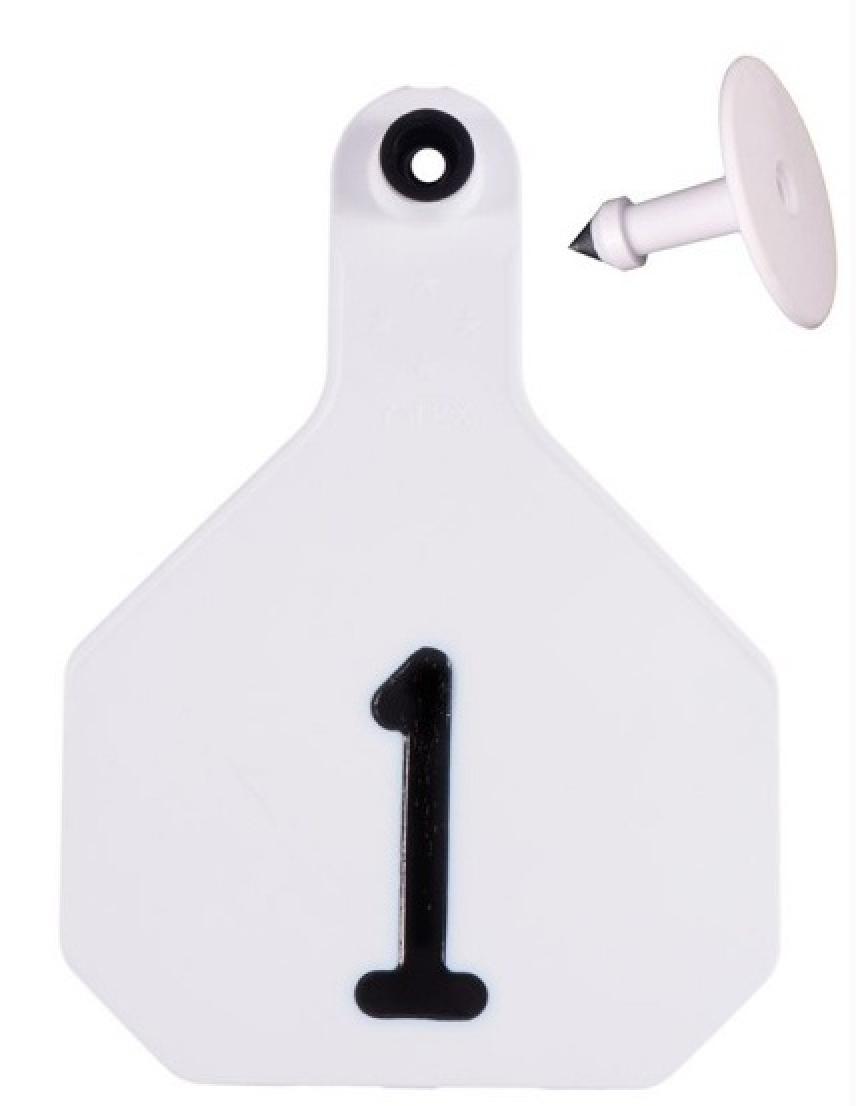 Y-Tex 4-Star Numbered Ear Tags Large #1-25