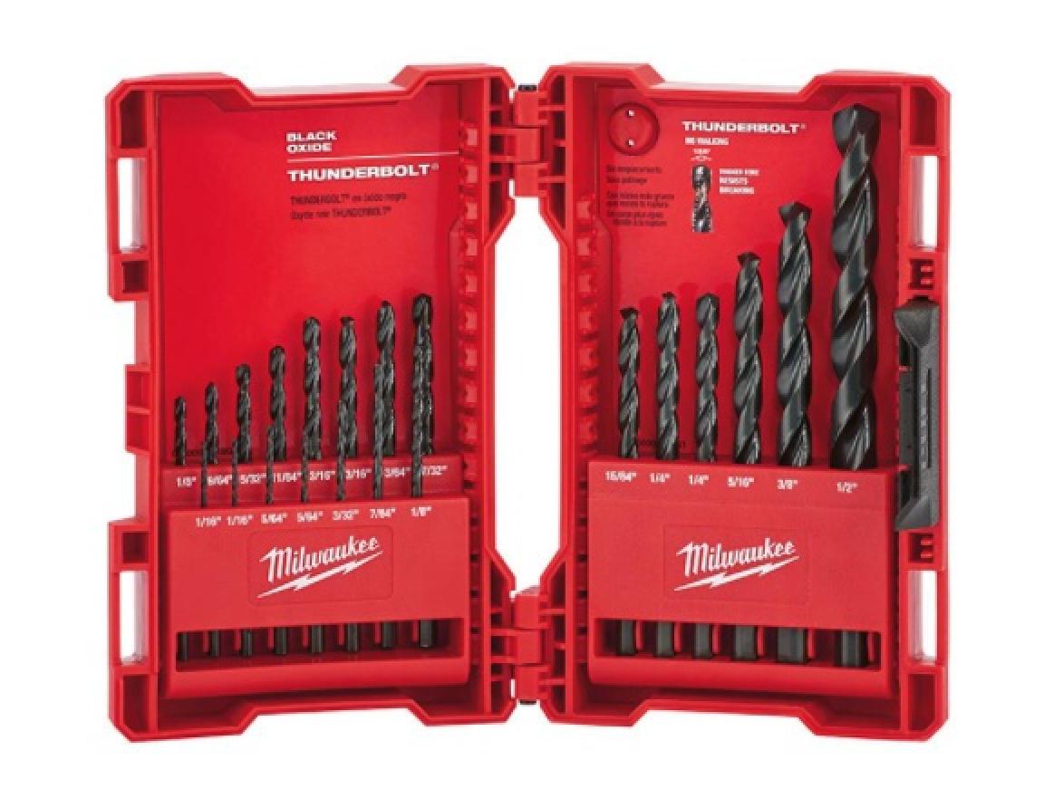 Milwaukee THUNDERBOLT® Black Oxide 21PC Drill Bit Set