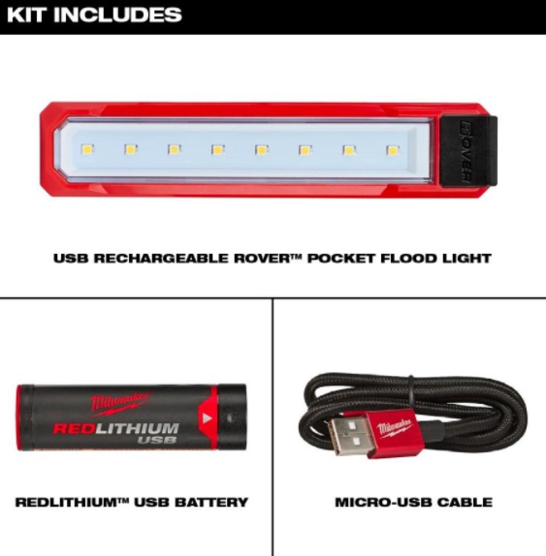 Milwaukee USB Rechargeable ROVER™ Pocket Flood Light