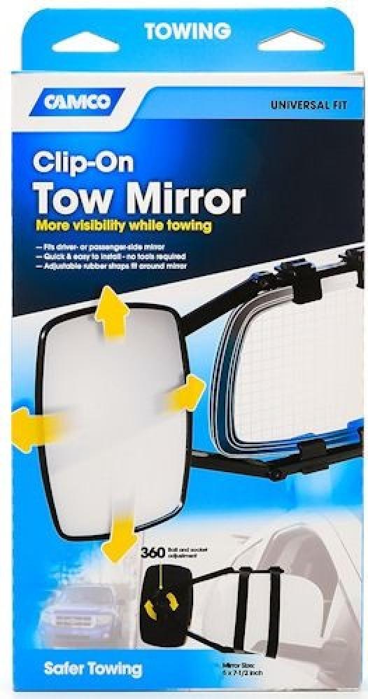 Camco Clip-On Tow Mirror