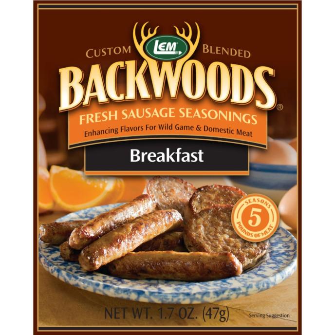 LEM Backwoods Breakfast Fresh Sausage Seasonings 5lbs