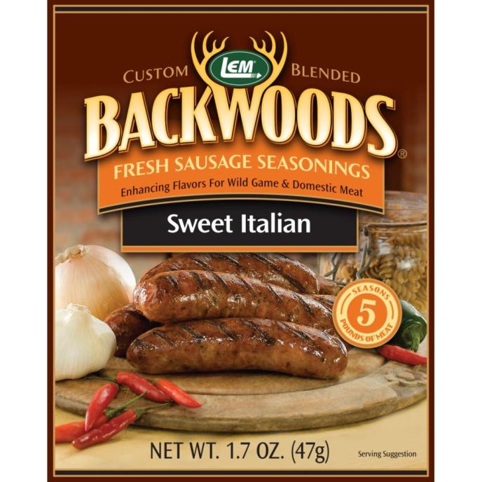 LEM Backwoods Sweet Italian Fresh Sausage Seasonings 5lbs