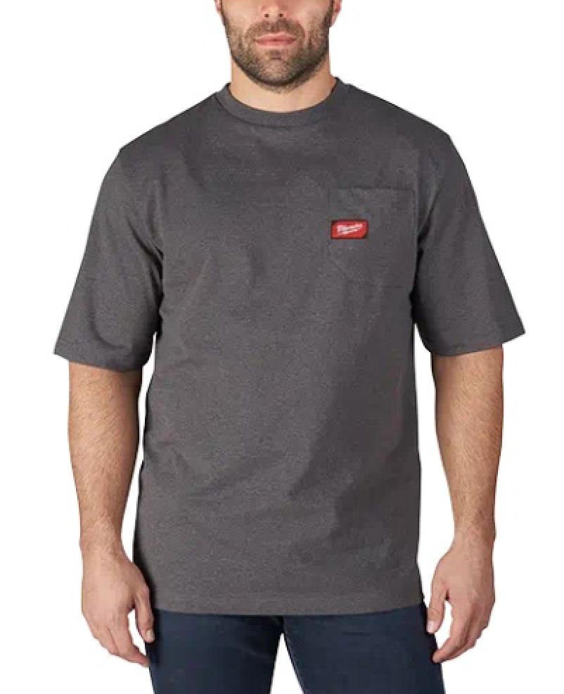 Milwaukee Heavy Duty Pocket Short Sleeve T-Shirt Front
