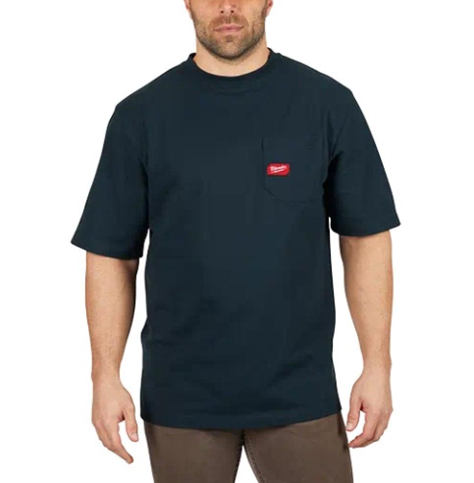 Milwaukee Heavy Duty Pocket Short Sleeve T-Shirt Front