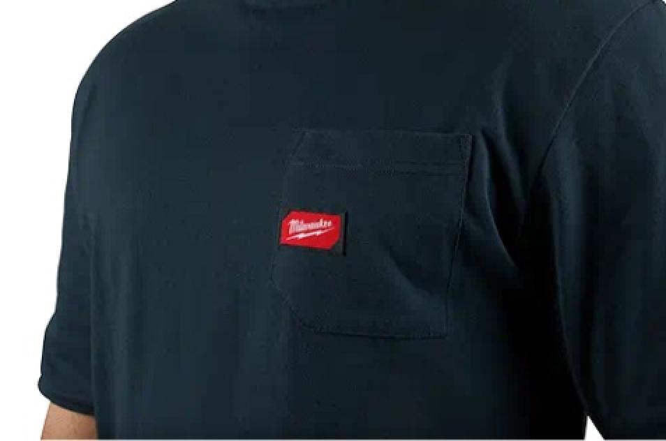 Milwaukee Heavy Duty Pocket Short Sleeve T-Shirt Pocket
