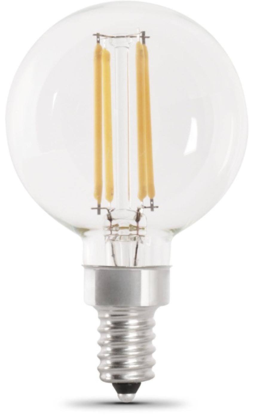 Feit Electric LED 40 Watt Equivalent 350 Lumen Dimmable Candelabra Light Bulb