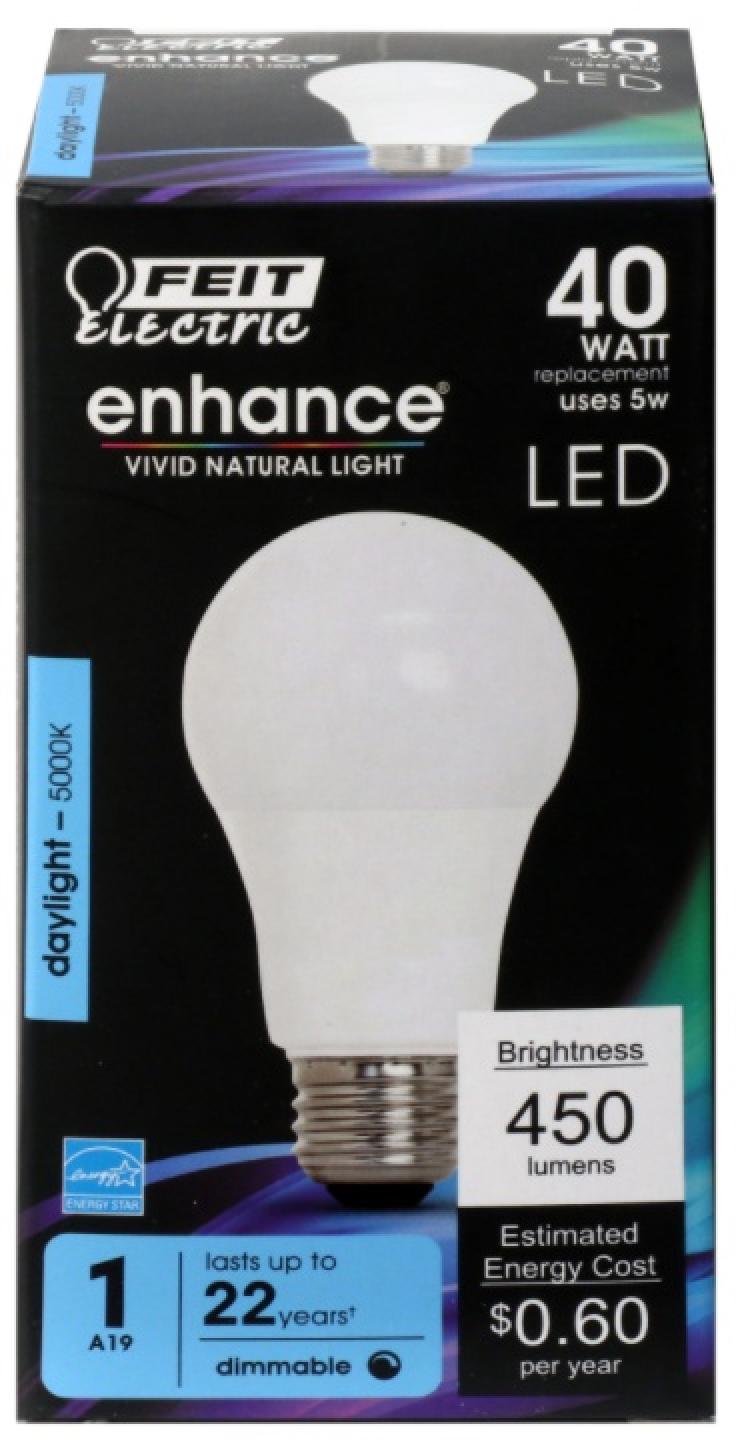 Feit Electric LED 40 Watt Equivalent 450 Lumen Dimmable Light Bulb