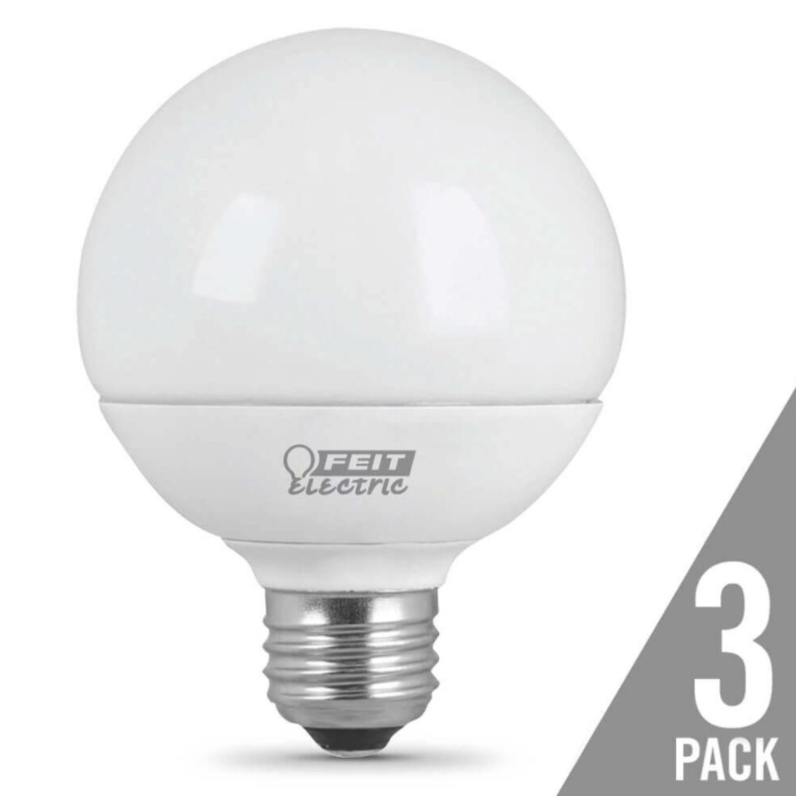 Electric LED 40 Watt 350 Lumen G25 Non-Dimmable Light Bulb (3 Pack)