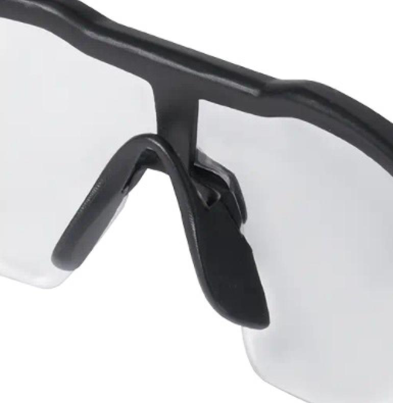 Milwaukee Fog Free Safety Glasses Clear Nose Piece