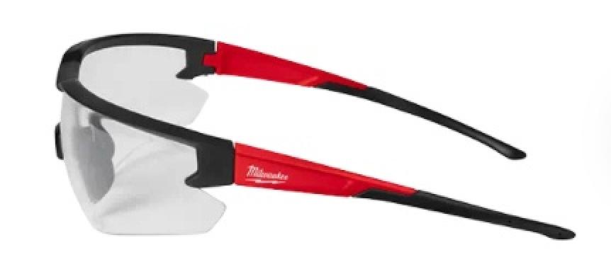 Milwaukee Fog Free Safety Glasses Clear Left Side