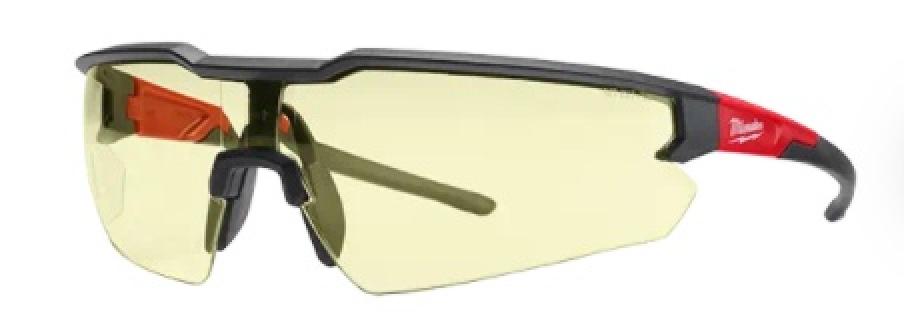 Milwaukee Fog Free Safety Glasses Yellow Front