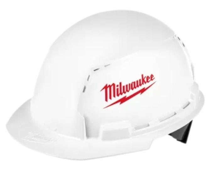 Milwaukee Front Brim Hard Hat with 4pt Ratcheting Suspension