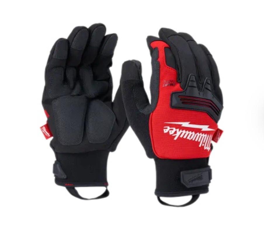 Milwaukee Winter Demolition Gloves Back and Palm of Right Glove