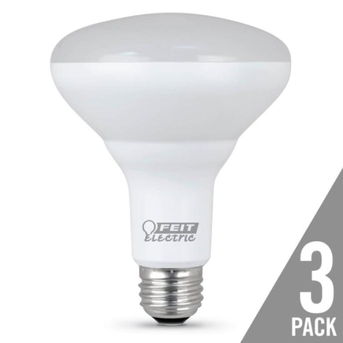 Feit Eclectic LED 65 Watt Equivalent 650 Lumen Non-Dimmable Reflector Light Bulb (3 Pack) 