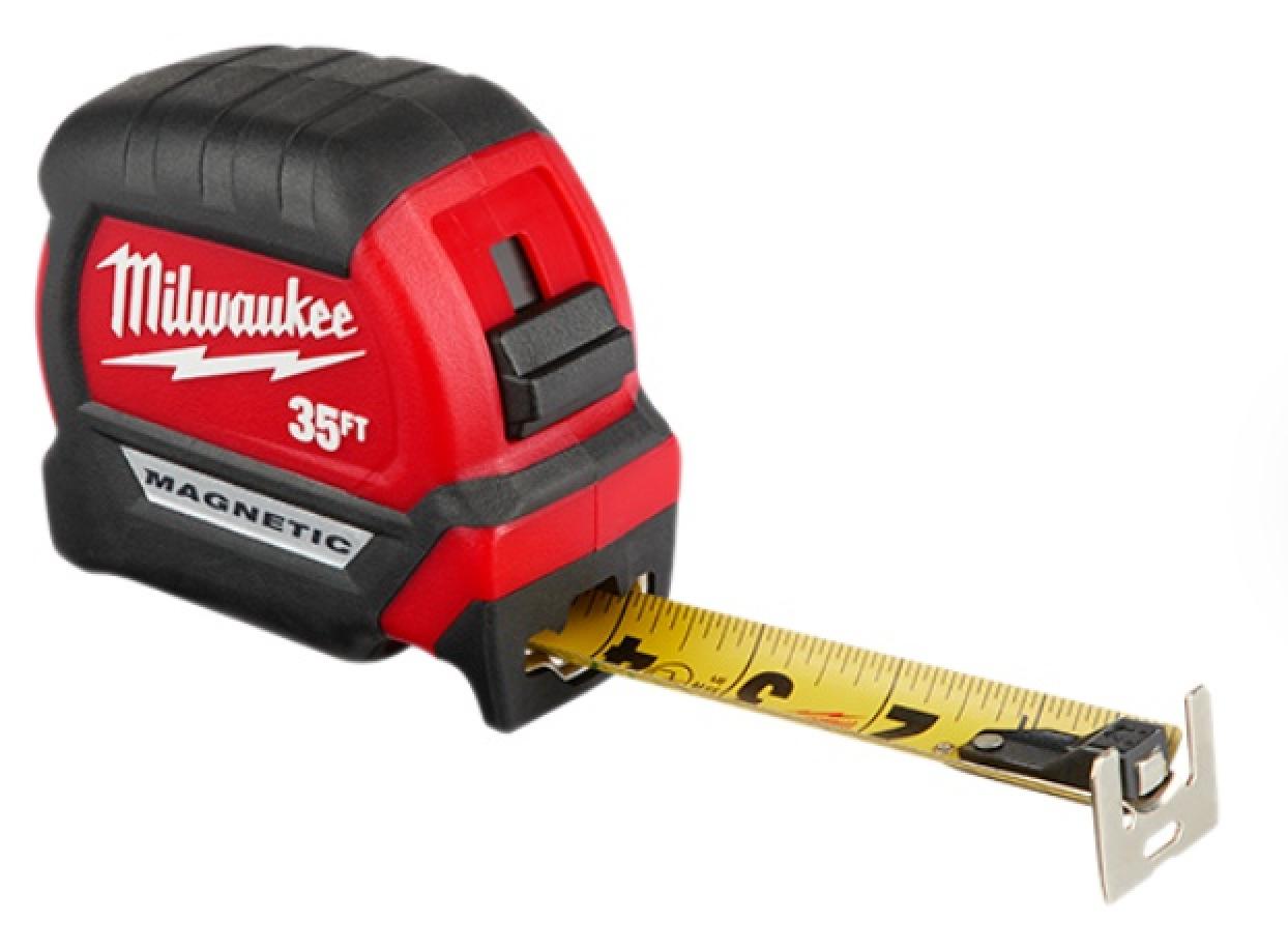 Milwaukee 35 Ft. Compact Wide Blade Magnetic Tape Measure