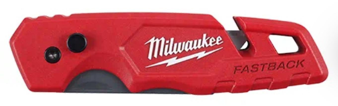 Milwaukee FASTBACK Folding Utility Knife with Blade Storage