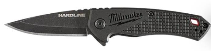 Milwaukee 2.5” HARDLINE Smooth Blade Pocket Knife
