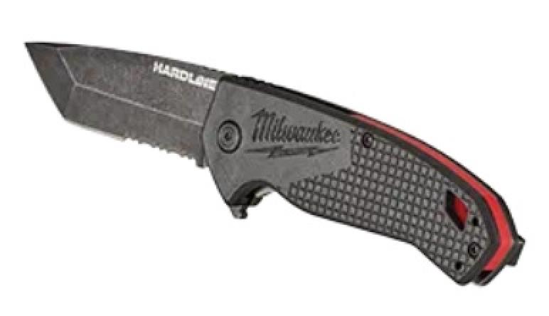 Milwaukee 3” HARDLINE Serrated Blade Pocket Knife