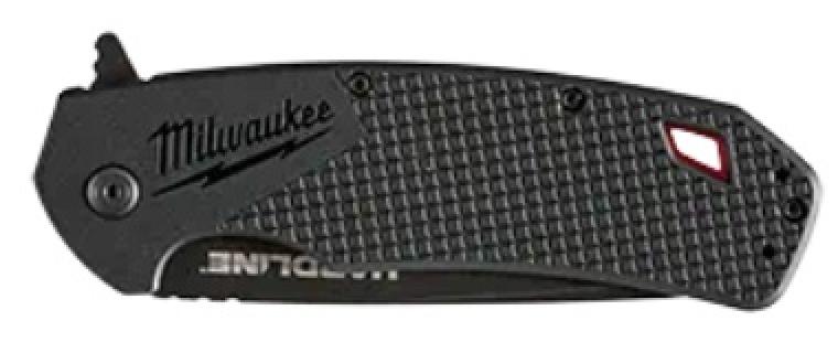 Milwaukee 3.5” HARDLINE Smooth Blade Pocket Knife