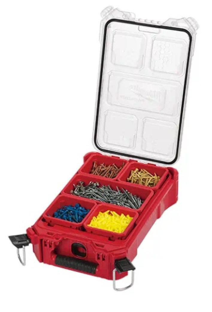 Milwaukee PACKOUT™ Compact Organizer Full of Parts