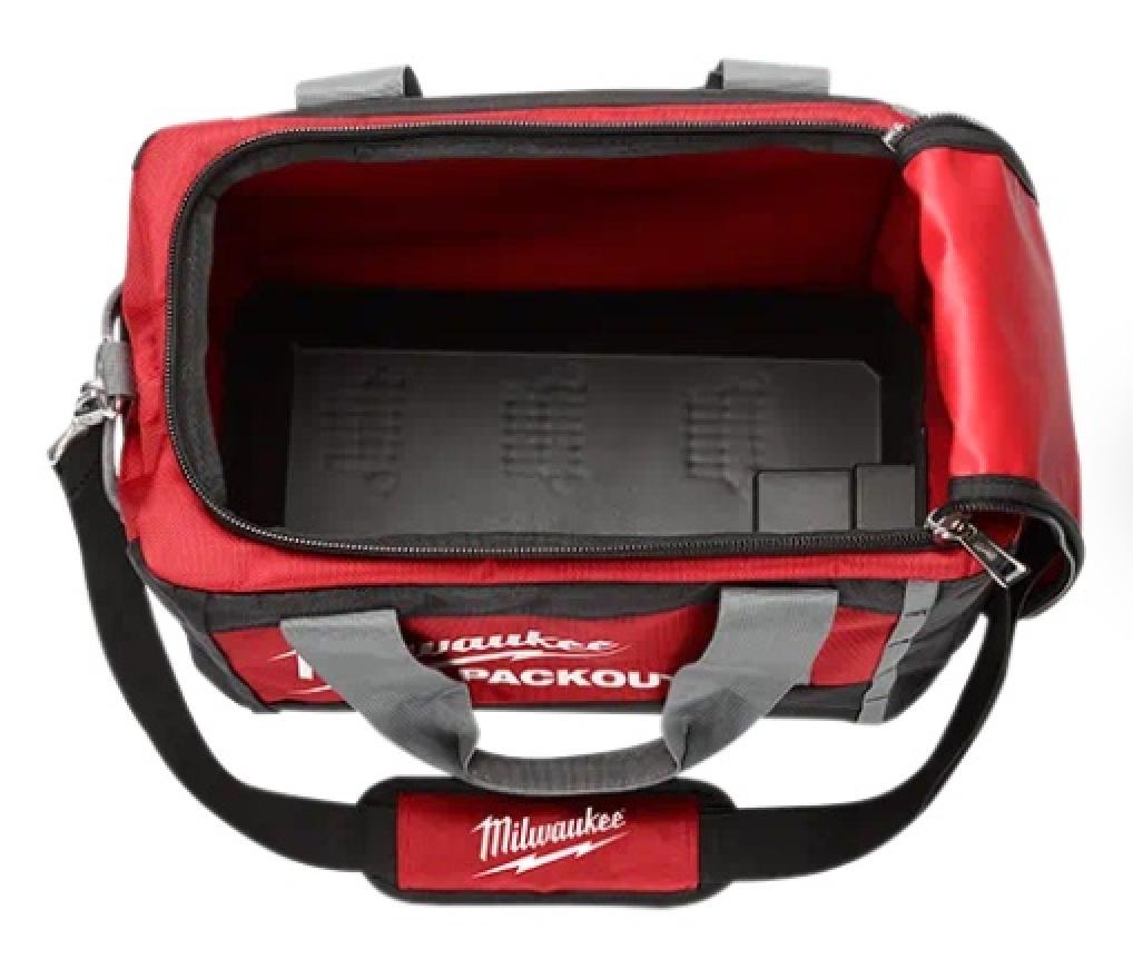 Milwaukee PACKOUT 15" Tool Bag Top Unzipped