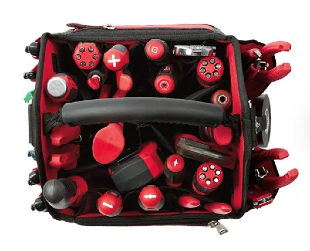 Milwaukee PACKOUT™ 10" Tote Top View with Tools