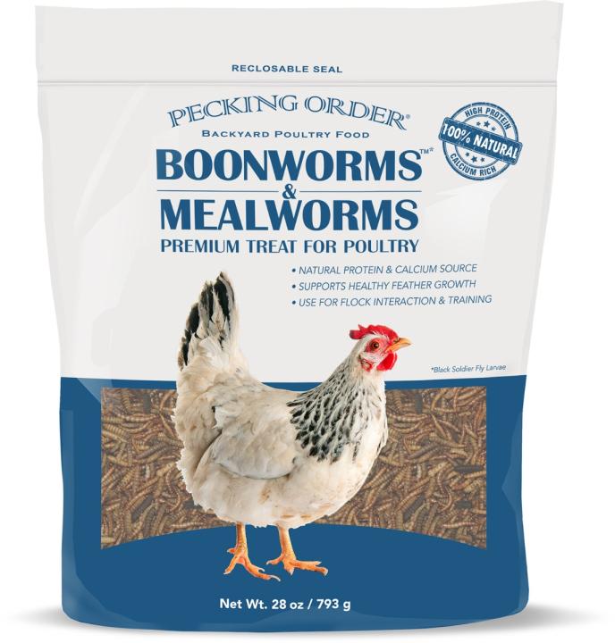 Pecking Order Boonworms™ & Mealworms