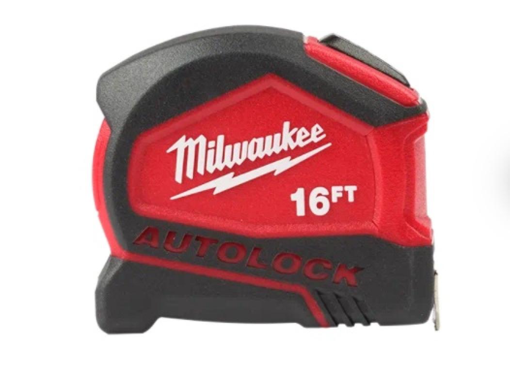 Milwaukee Compact 16' Auto-Lock Tape Measure