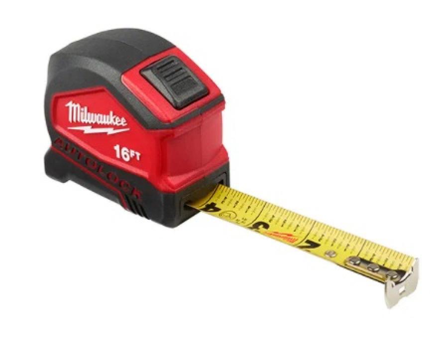 Milwaukee Compact 16' Auto-Lock Tape Measure