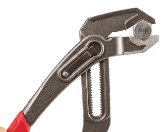 Milwaukee 12" Comfort Grip Hex-Jaw Pliers in Use