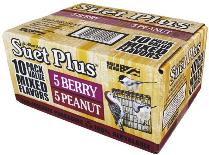 Suet Plus Mixed Flavor 10 Pack