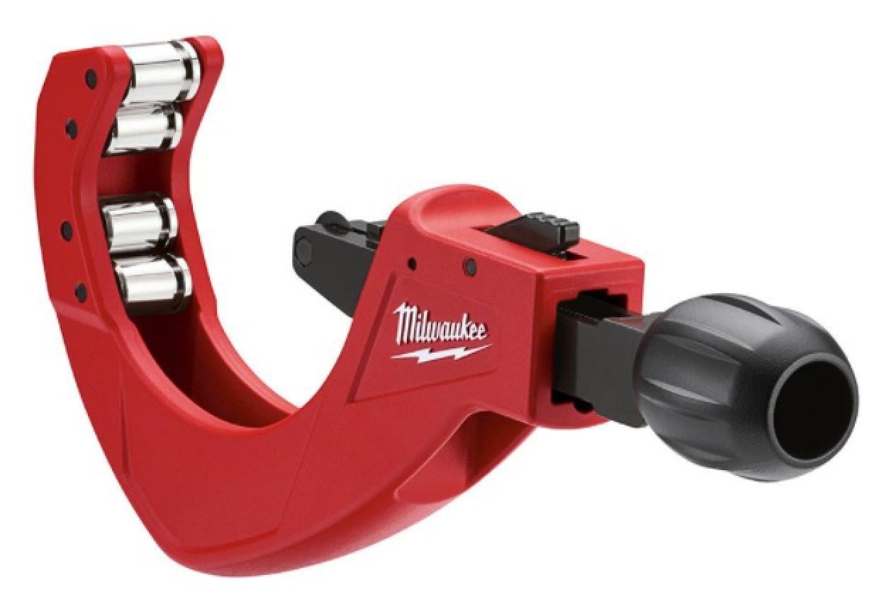 Milwaukee 3 1/2 Inch Quick Adjust Copper Tubing Cutter Angled Away