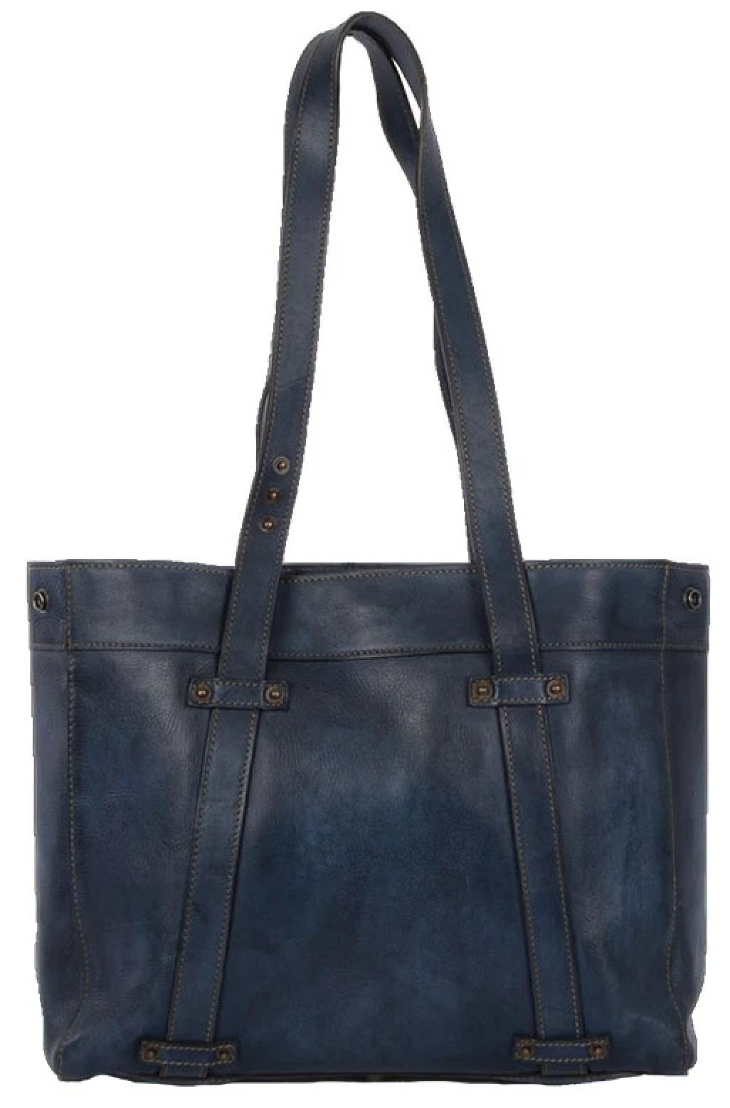 STS Ranchwear Denim Leather Small Tote