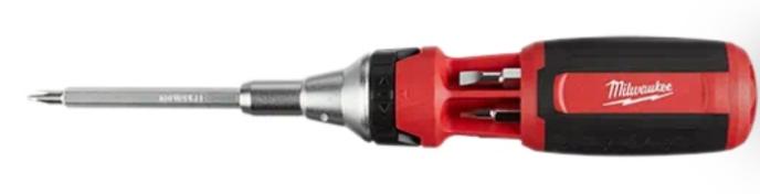 Milwaukee 9-in-1 Square Drive Ratcheting Multi-bit Driver