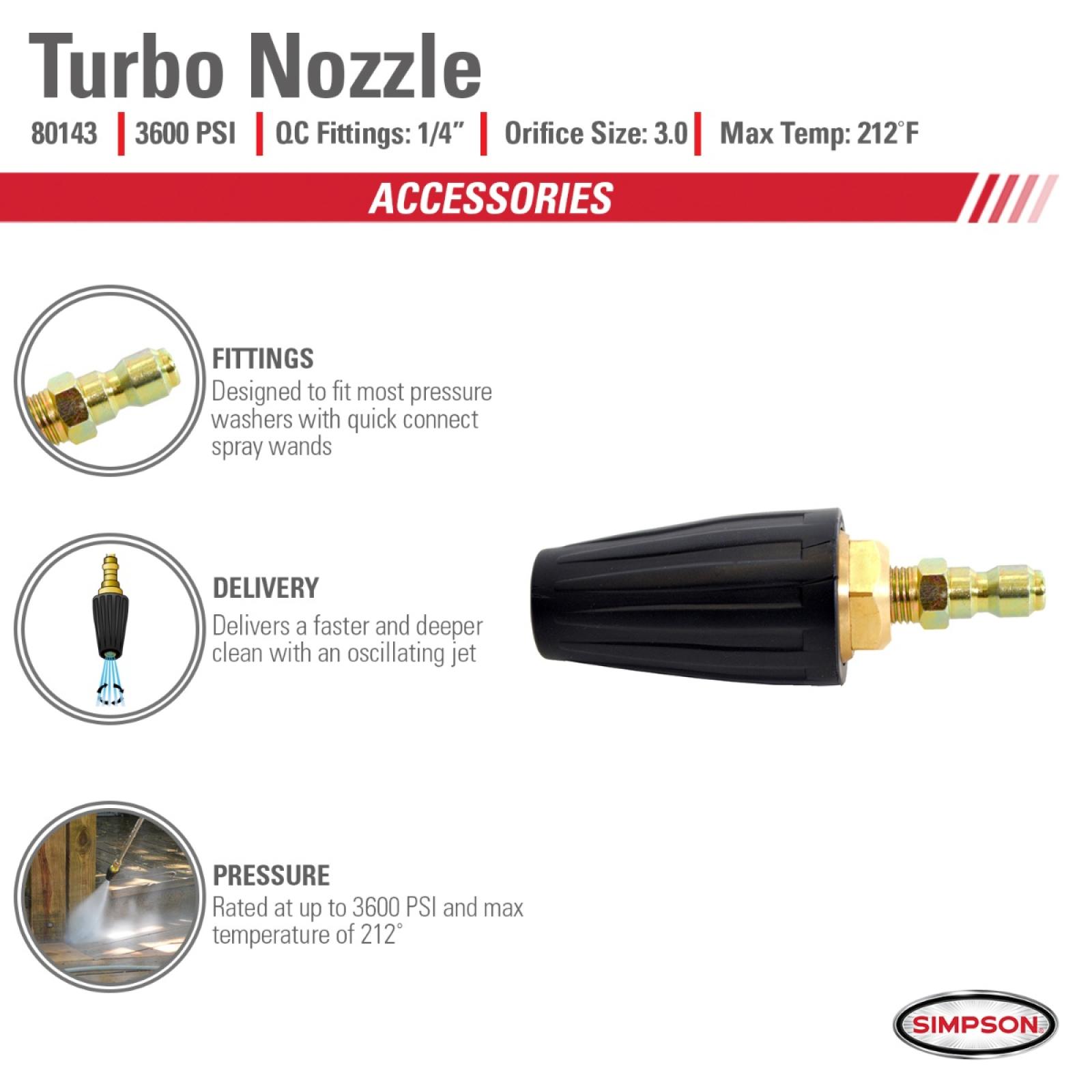 Simpson Pressure Washer Turbo Nozzle