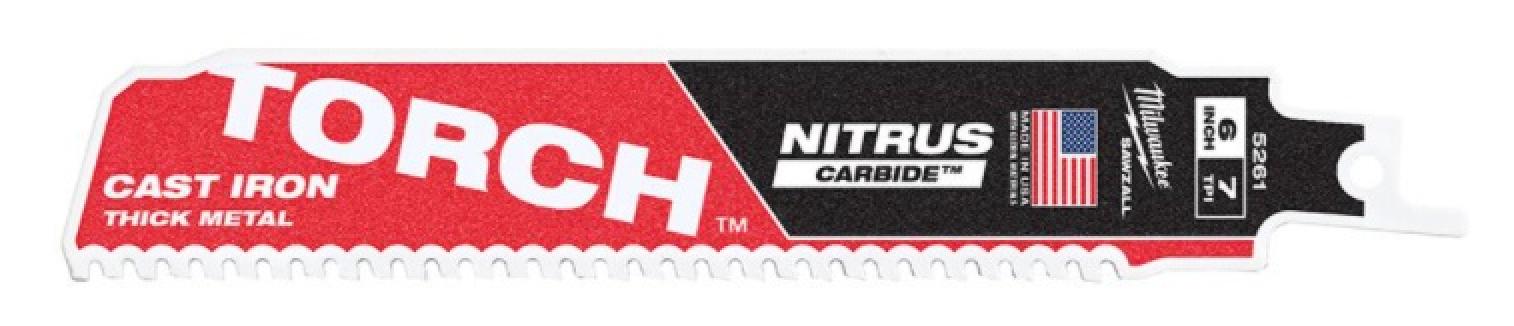 Milwaukee 7 TPI The TORCH for CAST IRON with NITRUS CARBIDE 1PK