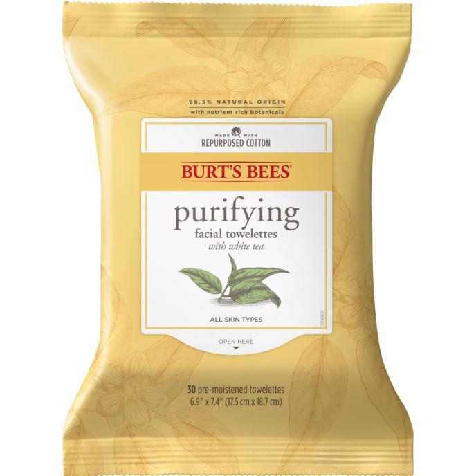 Burt's Bees Purifying White Tea Facial Towelettes